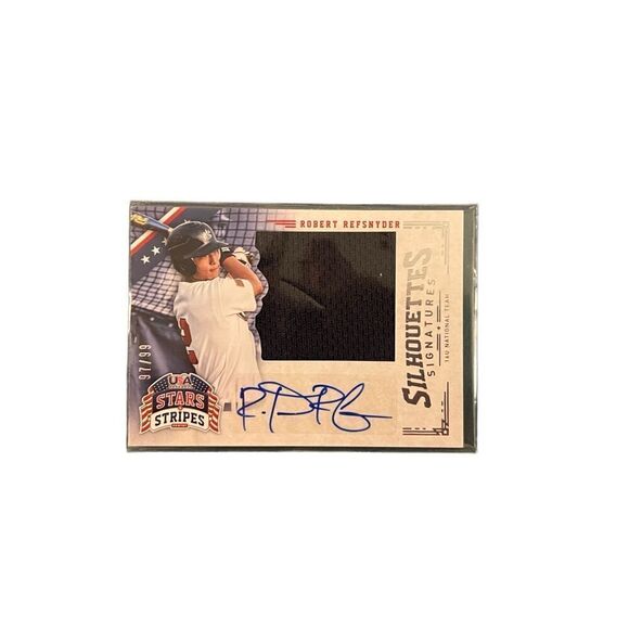 2015 Panini Stars and Stripes Stars and Stripes Signatures #84 Robert Refsnyder - Picture 1 of 2